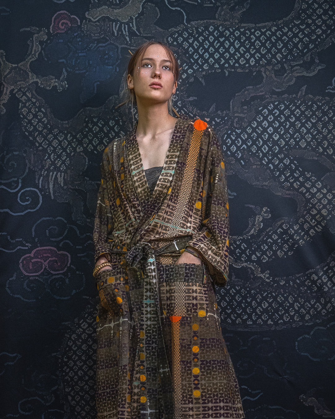 Classic Kimono / Chinese Silk - Raw Slub KINGCACAO